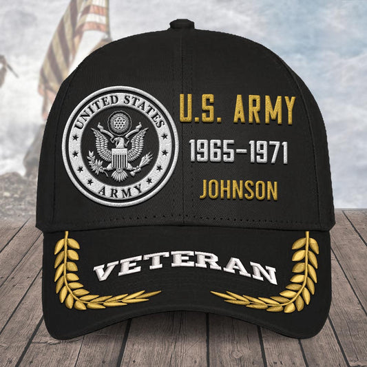 Us Army Veteran Caps, Customized  United States Army Veteran Proudly Served American Flag Embroidered Cap, Embroidered Dad Hat