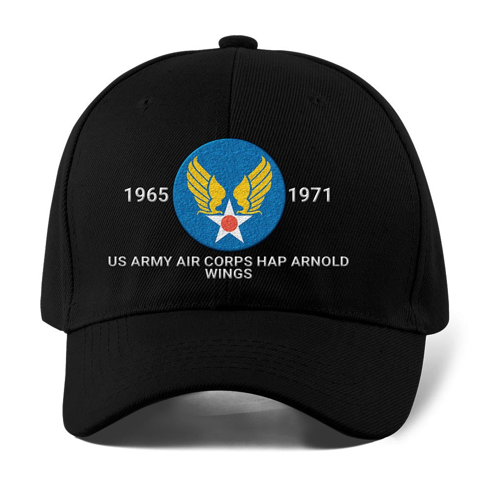 Us Army Veteran Caps, Customized Us Army Air Corps Hap Arnold Wings Embroidered Cap, Embroidered Dad Hat
