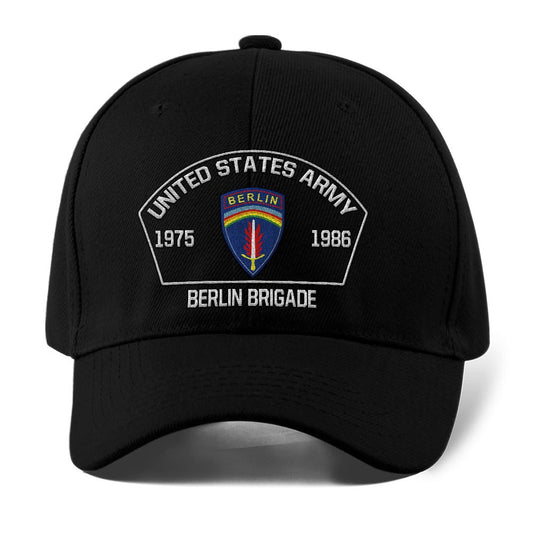 Us Army Veteran Caps, Customized  Us Army Units Embroidered Cap, Embroidered Dad Hat