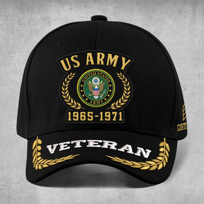 Us Army Veteran Caps, Customized  Us Army Veteran Proudly Served 1 Embroidered Cap, Embroidered Dad Hat
