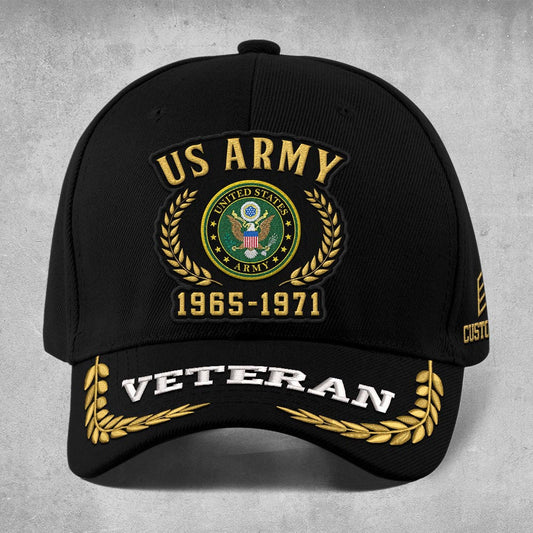 Us Army Veteran Caps, Customized  Us Army Veteran Proudly Served 1 Embroidered Cap, Embroidered Dad Hat