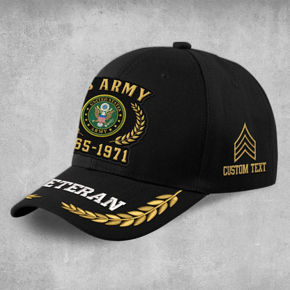 Us Army Veteran Caps, Customized  Us Army Veteran Proudly Served 1 Embroidered Cap, Embroidered Dad Hat