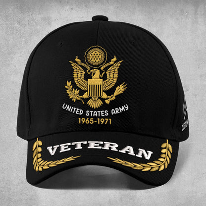 Us Army Veteran Caps, Customized  Us Army Veteran Proudly Served 3 Embroidered Cap, Embroidered Dad Hat