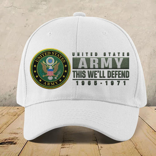Us Army Veteran Caps, Customized  Us Military Proudly Served Embroidered Cap, Embroidered Dad Hat