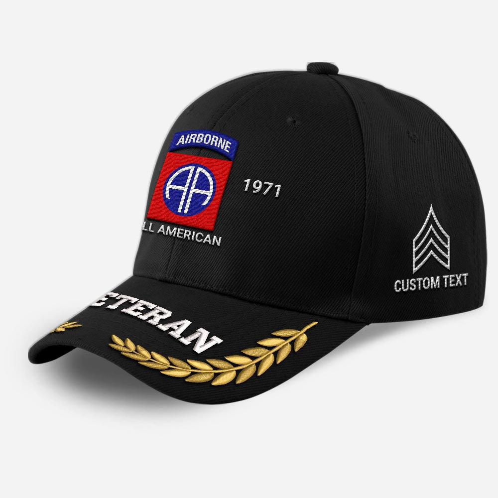 Us Army Veteran Caps, Customized  Us Veteran Army Division Proudly Served All American Embroidered Cap, Embroidered Dad Hat