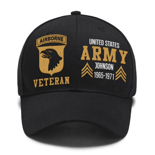 Us Army Veteran Caps, Customized  Us Veteran Army Division Proudly Served Embroidered Cap, Embroidered Dad Hat