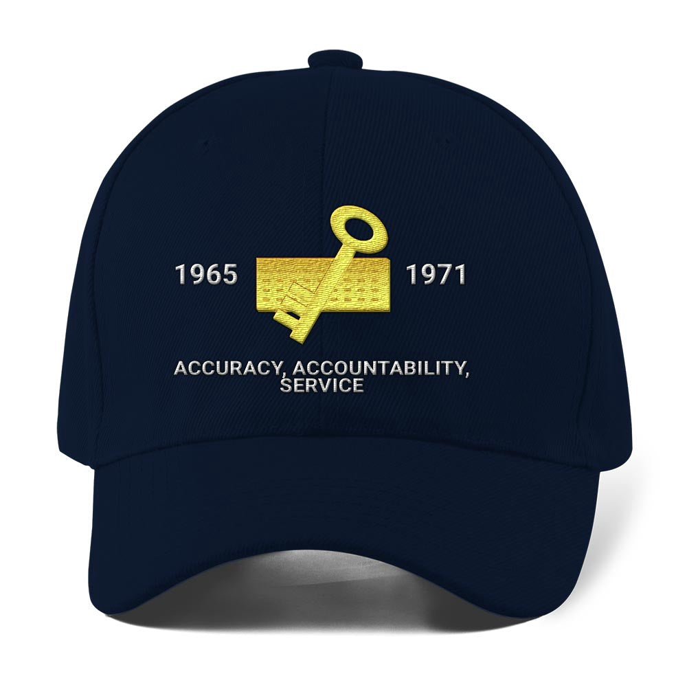 Us Veteran Navy Cap, Customized Navy Disbursing Clerk Embroidered Cap, Embroidered Dad Hat