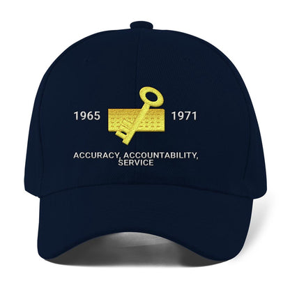 Us Veteran Navy Cap, Customized Navy Disbursing Clerk Embroidered Cap, Embroidered Dad Hat