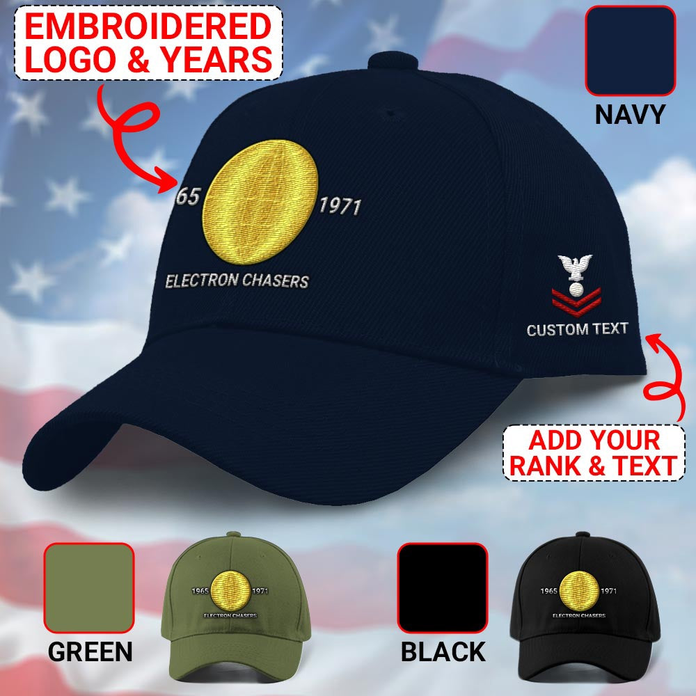 Us Veteran Navy Cap, Customized Navy Electrician'S Mate Embroidered Cap, Embroidered Dad Hat