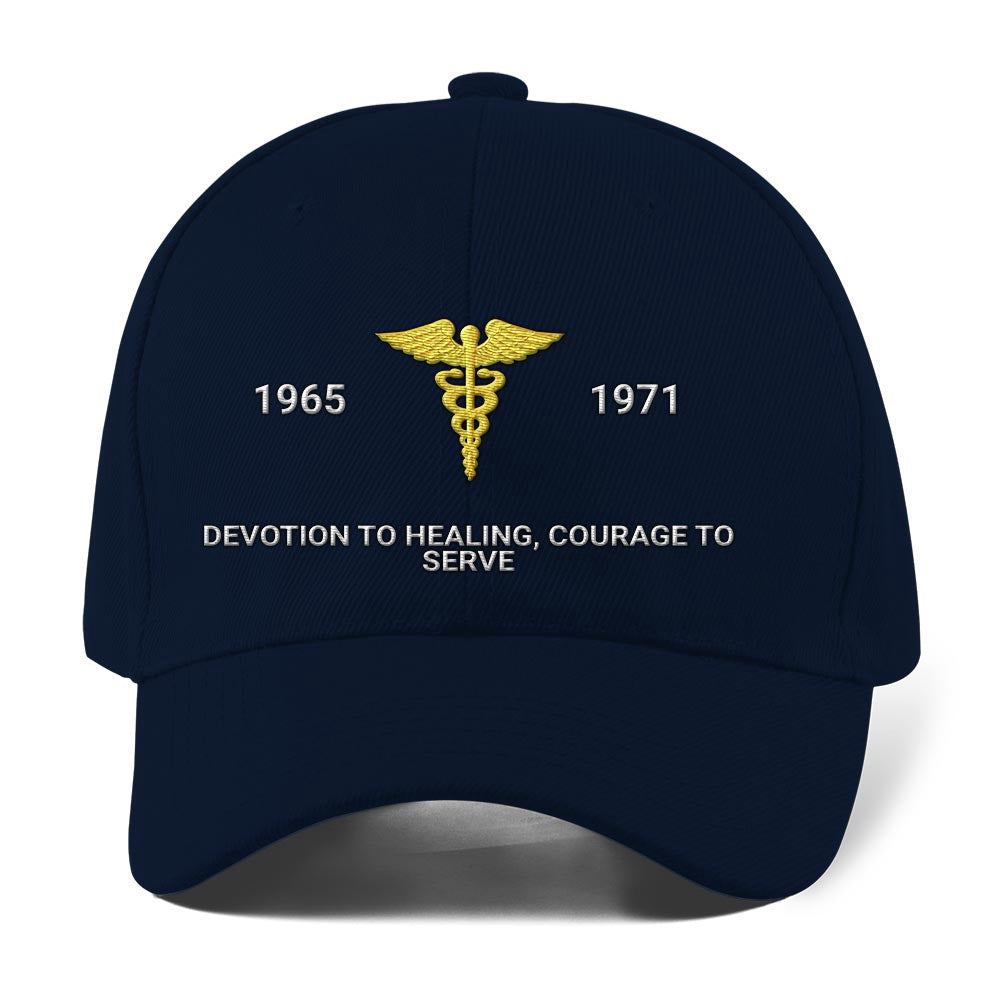 Us Veteran Navy Cap, Customized Navy Hospital Corpsman Embroidered Cap, Embroidered Dad Hat