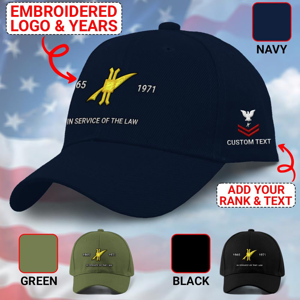 Us Veteran Navy Cap, Customized Navy Jag Corps Embroidered Cap, Embroidered Dad Hat