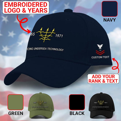 Us Veteran Navy Cap, Customized Navy Ocean Systems Technician Embroidered Cap, Embroidered Dad Hat