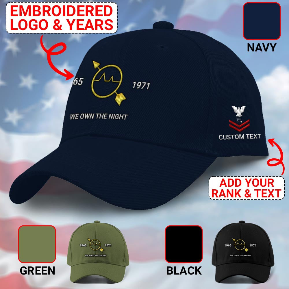 Us Veteran Navy Cap, Customized Navy Operations Specialist Embroidered Cap, Embroidered Dad Hat