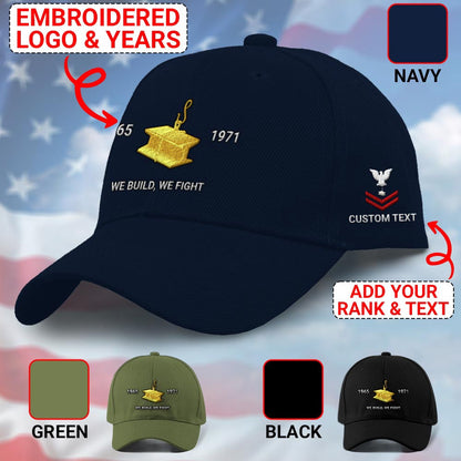 Us Veteran Navy Cap, Customized Navy Steelworker Embroidered Cap, Embroidered Dad Hat