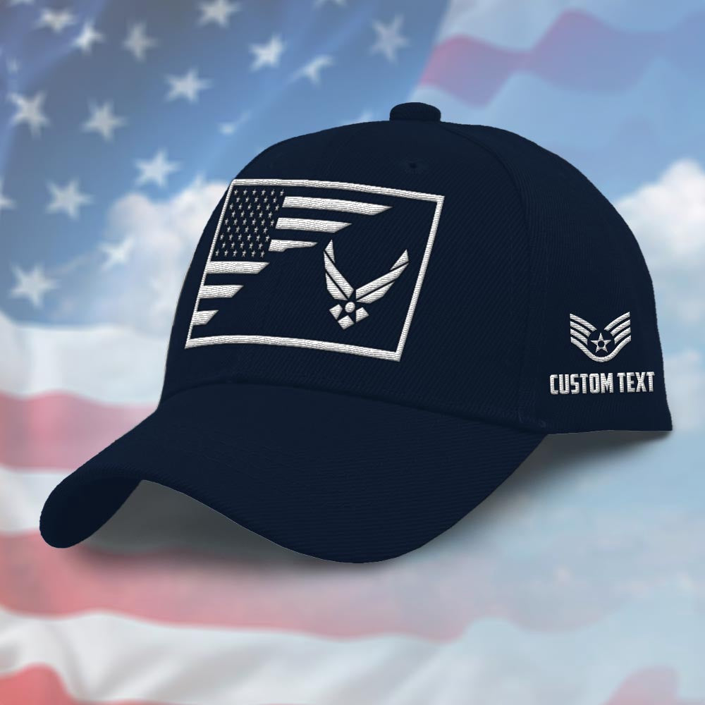 Us Veteran Navy Cap, Customized Us Air Force Navy Embroidered Cap, Embroidered Dad Hat