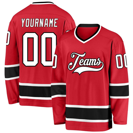 Usa Hockey Jersey, Custom Red White Black 2 Hockey Jersey, Team Hockey Jerseys