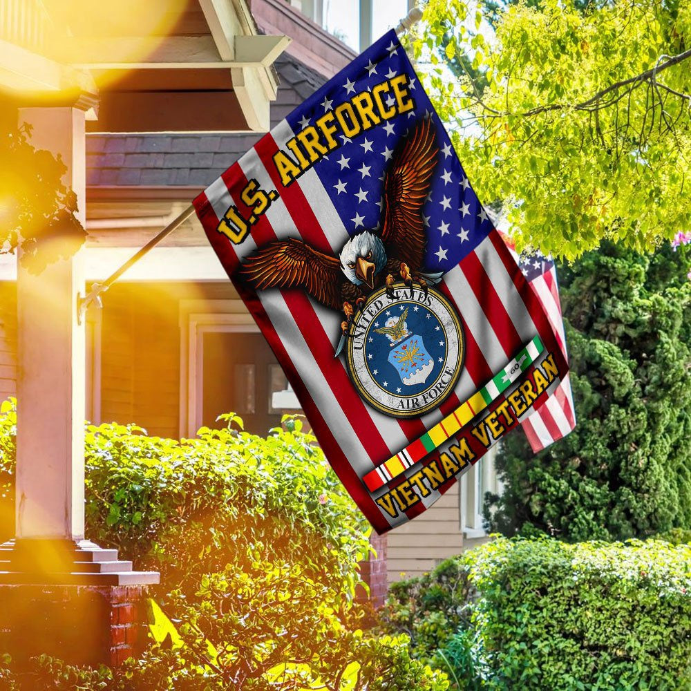 Vietnam Veteran Flags, Usair Force Vietnam Veteran Flag, American Flag Vietnam