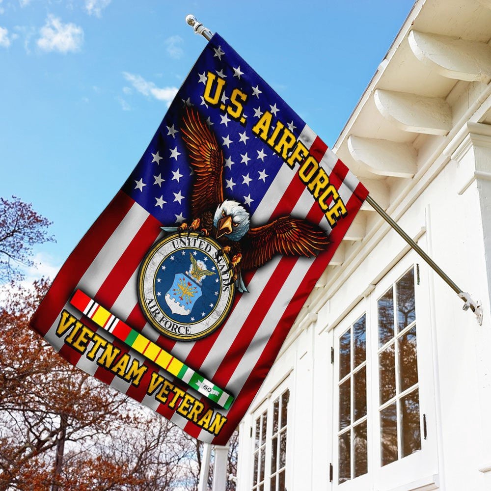 Vietnam Veteran Flags, Usair Force Vietnam Veteran Flag, American Flag Vietnam