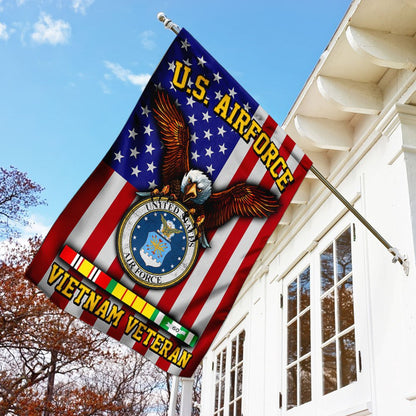 Vietnam Veteran Flags, Usair Force Vietnam Veteran Flag, American Flag Vietnam