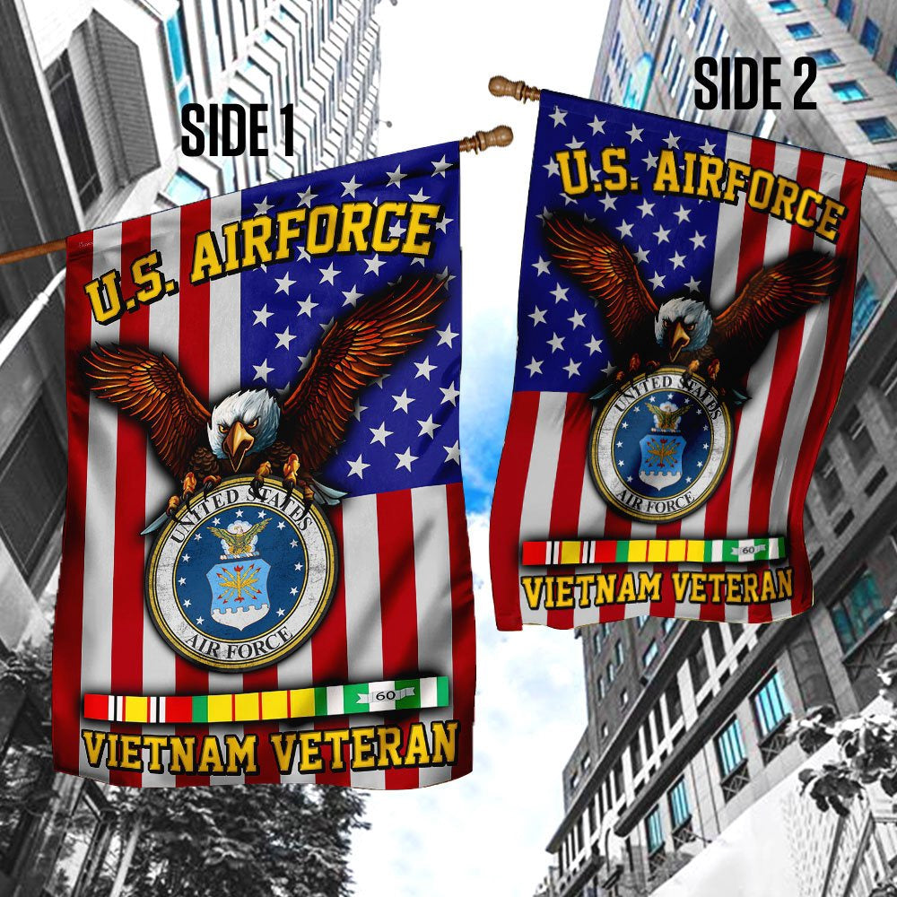 Vietnam Veteran Flags, Usair Force Vietnam Veteran Flag, American Flag Vietnam