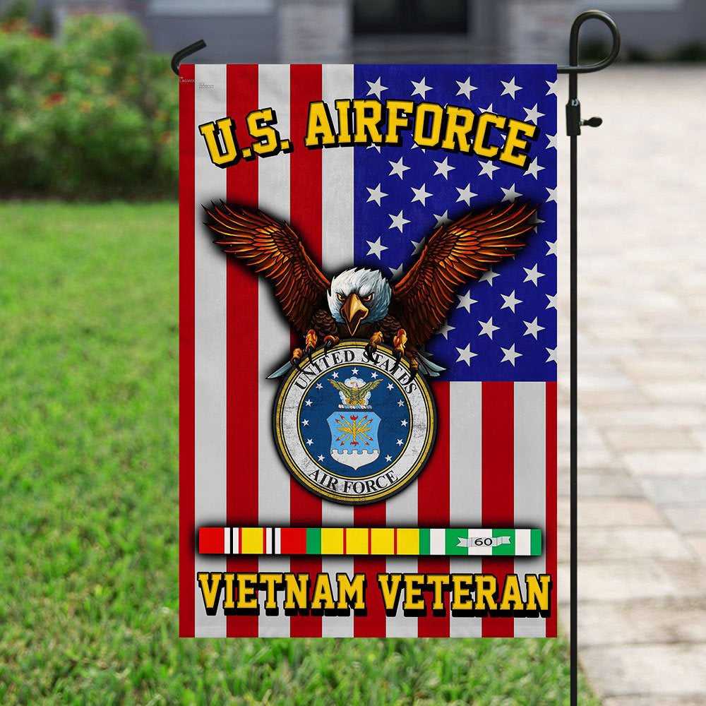 Vietnam Veteran Flags, Usair Force Vietnam Veteran Flag, American Flag Vietnam