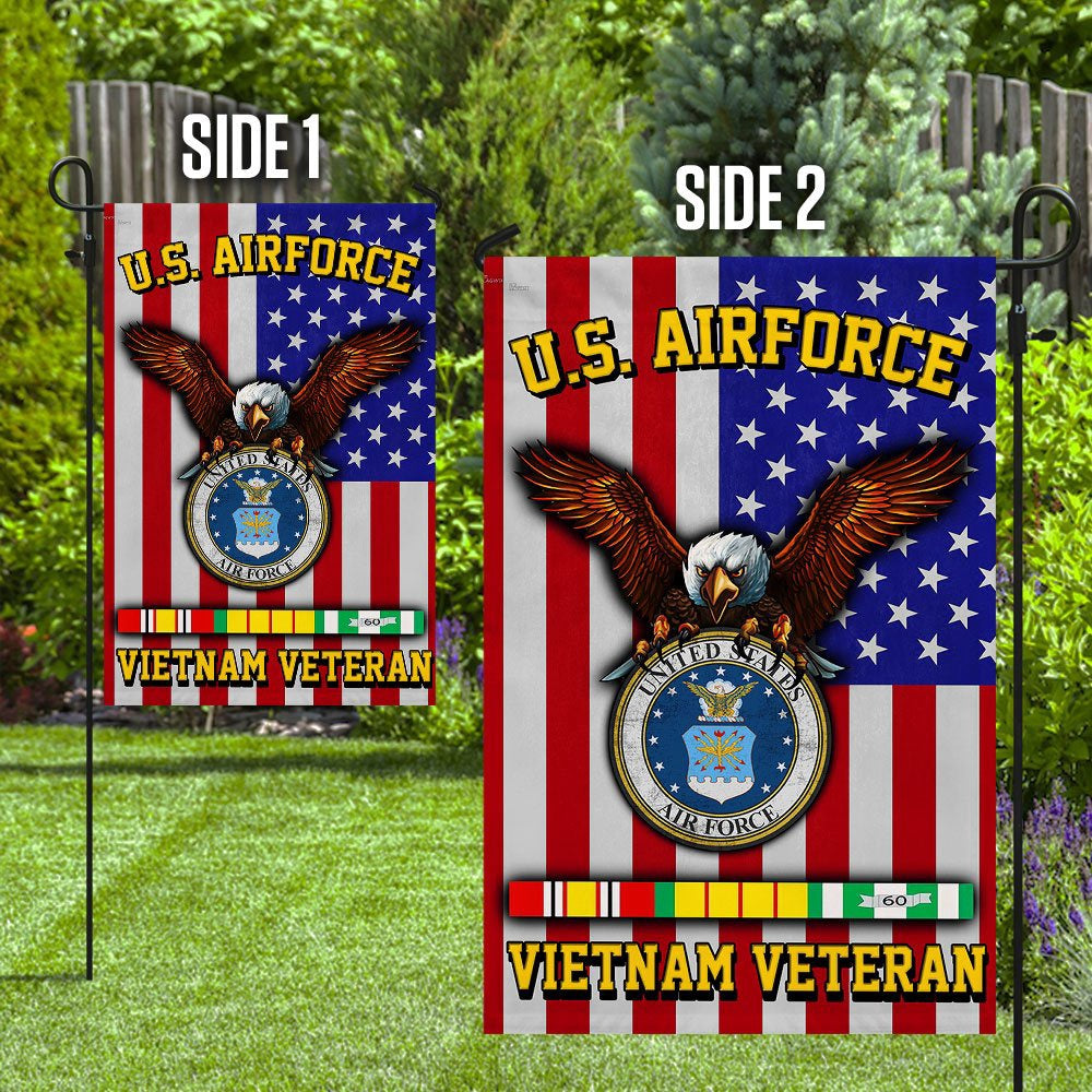 Vietnam Veteran Flags, Usair Force Vietnam Veteran Flag, American Flag Vietnam