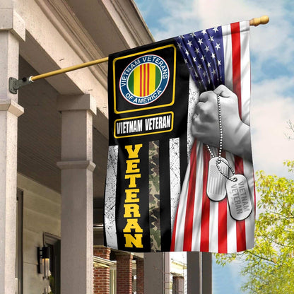 Vietnam Veteran Flags, Vietnam Veteran 1 Garden Flag, American Flag Vietnam