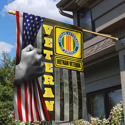 Vietnam Veteran Flags, Vietnam Veteran 1 Garden Flag, Gift For Veterans Day, American Flag Vietnam
