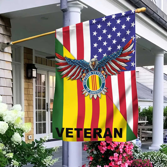 Vietnam Veteran Flags, Vietnam Veteran Garden Flag, American Flag Vietnam