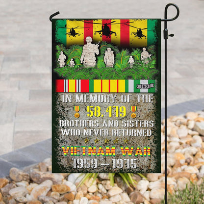 Vietnam Veteran Flags, Vietnam Veterans In Memory Of Brothers And Sisters Flag, American Flag Vietnam