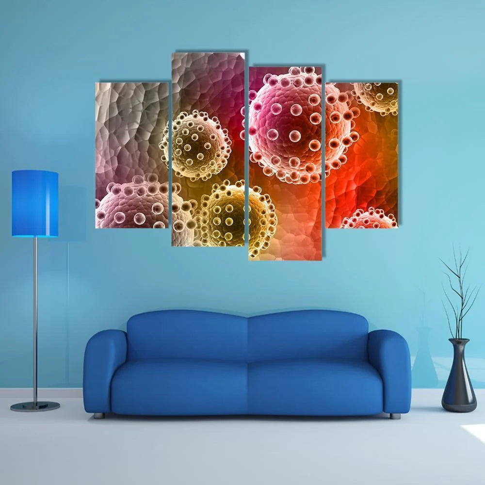 Virus Canvas Wall Art Decor