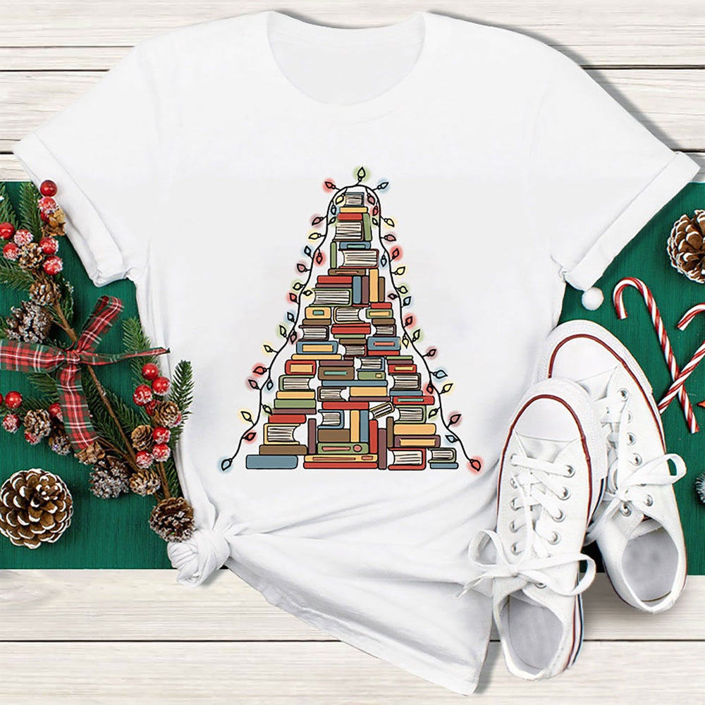What A Mountain Of Book T Shirt, Merry T Shirt, Unisex Christmas Shirts