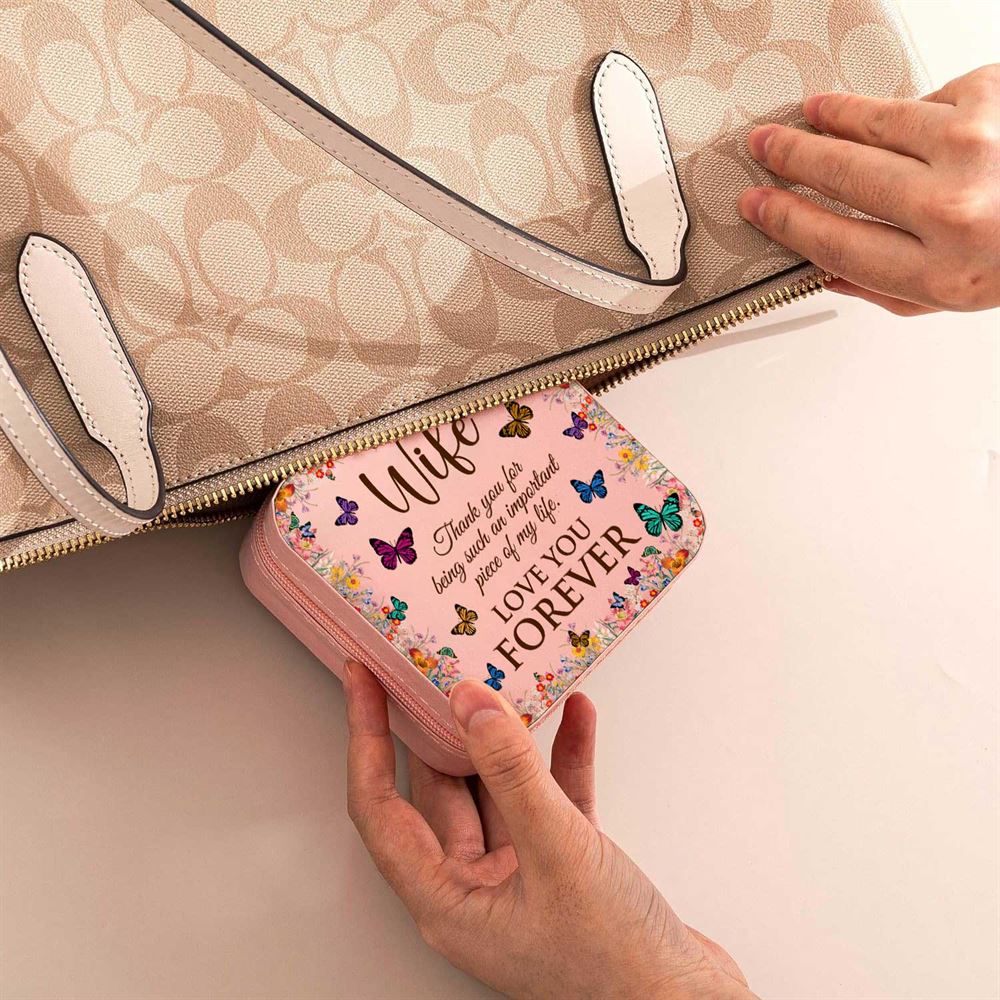 Wife Thank You For Being Such An Important Jewelry Box, Gift For Mother's Day, Mother's Day Jewelry Case, Gift For Her