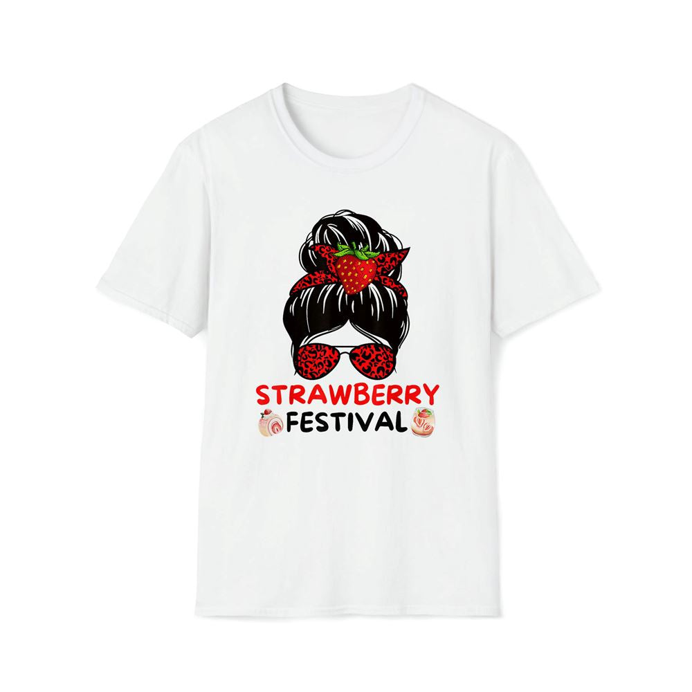 Womens Strawberry Festival Fruit Lover Mom Girl Cute Gifts Premium T Shirt, Mother's Day Premium T Shirt, Mother's Day Gift, Mom Shirt