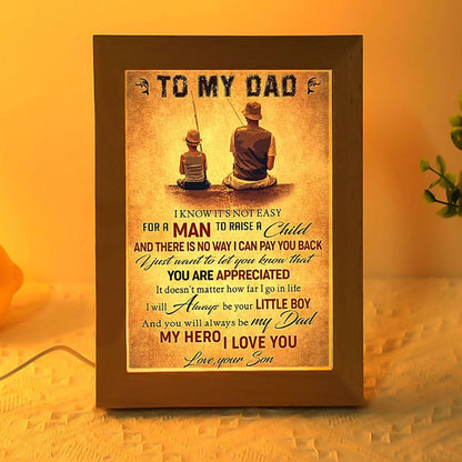 You Are Appreciated Fishing Vertical Frame Lamp, Mother's Day Night Light, Best Mom Ever, Gift For Mom
