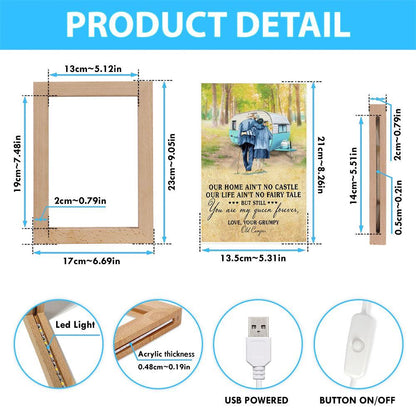 You Are My Queen Forever Frame Lamp, Mother's Day Night Light, Best Mom Ever, Gift For Mom