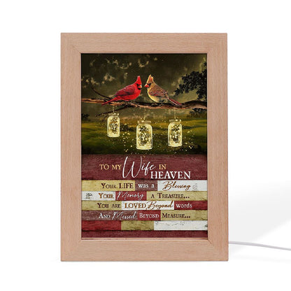 Your Life Was A Blessing Frame Lamp, Mother's Day Night Light, Best Mom Ever, Gift For Mom