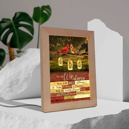 Your Life Was A Blessing Frame Lamp, Mother's Day Night Light, Best Mom Ever, Gift For Mom