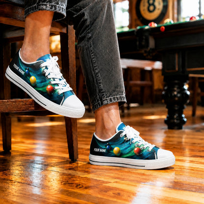 Billiard Pool Balls Graphic Custom Low Top Shoes Life Style