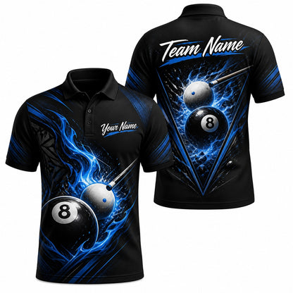Billiards Team Name Sport Personalized Billiard Polo Shirt