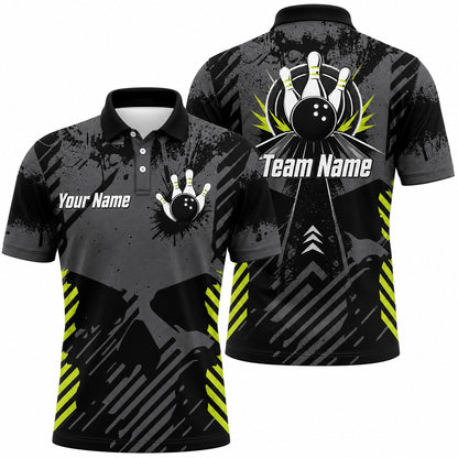 Bowling Team Name Sport Personalized Bowling Polo Shirt