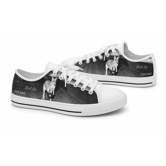 Kangaroo Bowling Design Graphic Personalized Low Top Shoes