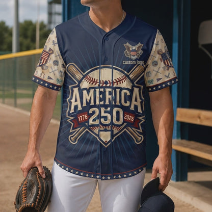 Video showcasing the design details of the America 250th anniversary jersey