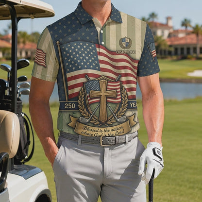 Video preview showcase capturing the 4-way stretch material flexibility, cooling sweat-wicking knit texture, and crisp color details of the polo.