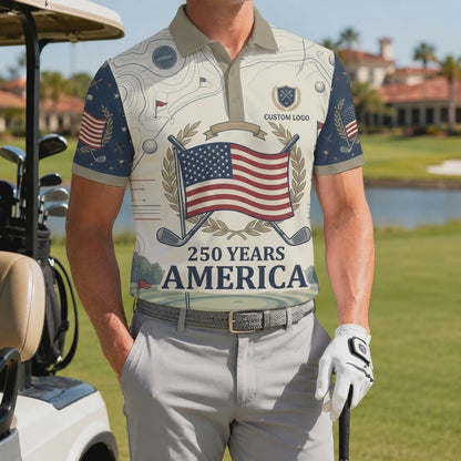 Video preview showcase capturing the 4-way stretch material flexibility, cooling sweat-wicking knit texture, and crisp color details of the polo.
