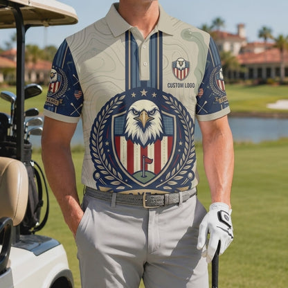 Video preview showcase capturing the 4-way stretch material flexibility, cooling sweat-wicking knit texture, and crisp color details of the polo.