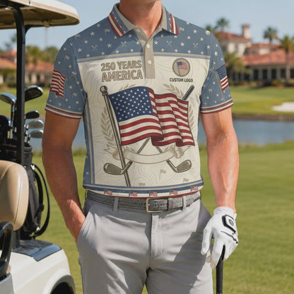 Video preview showcase capturing the 4-way stretch material flexibility, cooling sweat-wicking knit texture, and crisp color details of the polo.