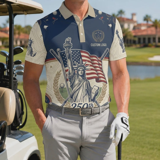 Video preview showcase capturing the 4-way stretch material flexibility, cooling sweat-wicking knit texture, and crisp color details of the polo.