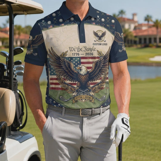 Video preview showcase capturing the 4-way stretch material flexibility, cooling moisture-wicking mesh, and deep color saturation of the polo shirt.