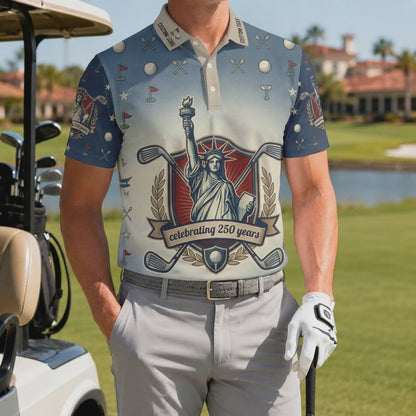 Video preview showcase capturing the 4-way stretch material flexibility, cooling sweat-wicking knit texture, and crisp color details of the polo.